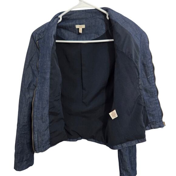 Reba Womens Western Embroidered Full Zip Long Sleeve Denim Jacket Size Small - Picture 4 of 7